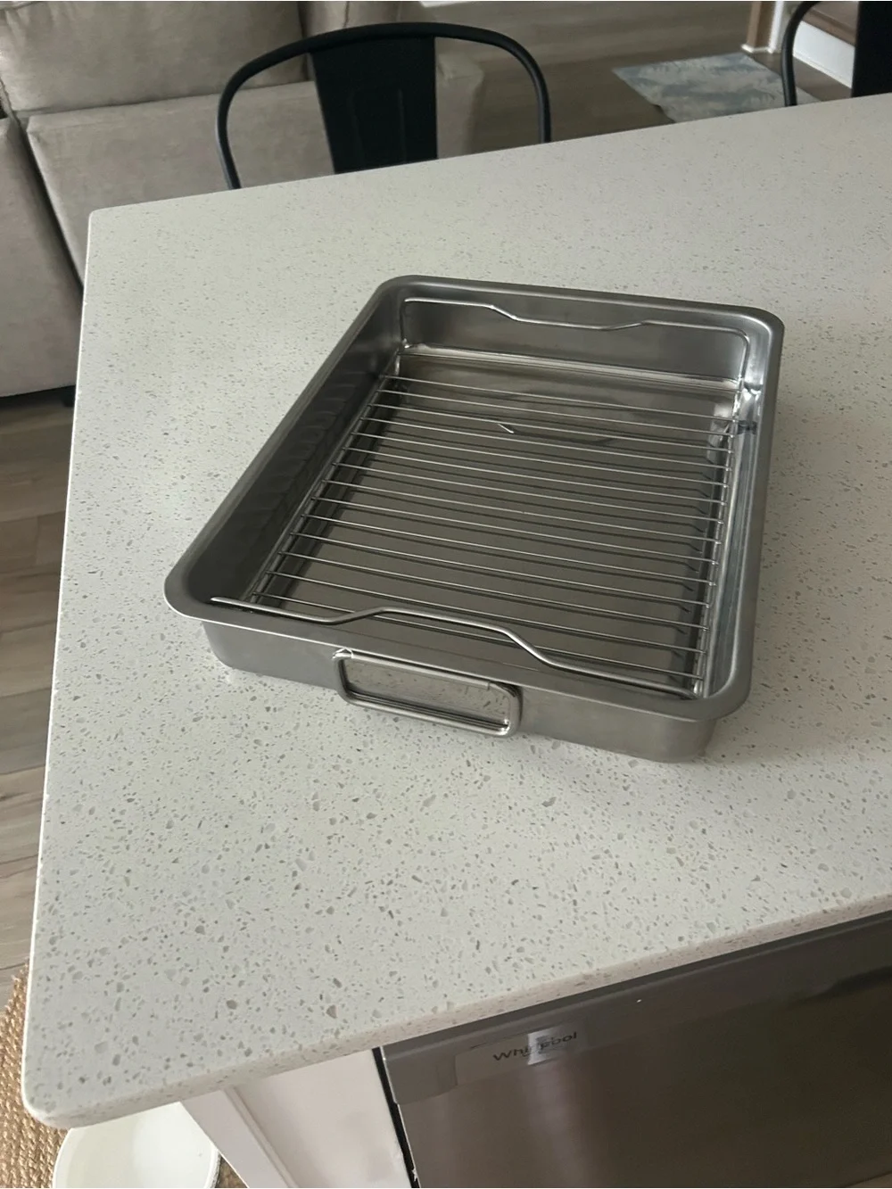 IKEA Stainless Roasting Pan with Removable Rack